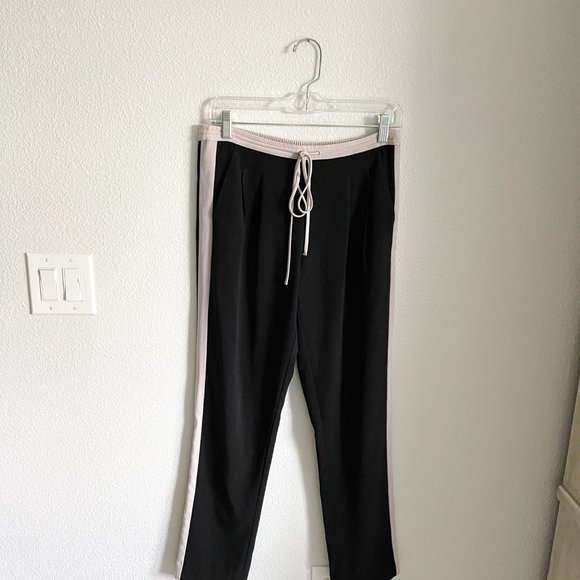Bebe Black & Tan Track Pants Joggers - the perfect outfit for travel days - Picture 9 of 12